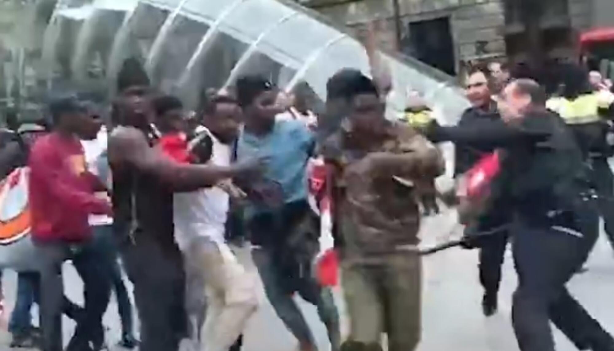 Violencia policial en el top manta de Bilbo